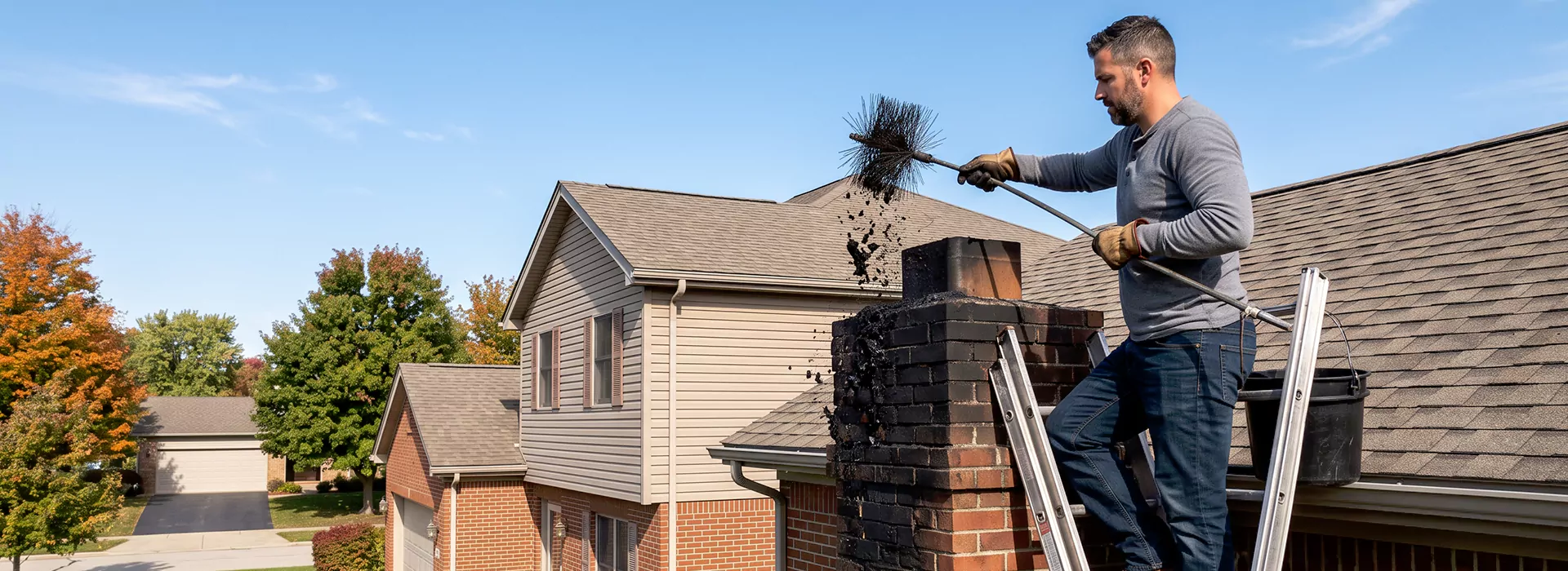 Chimney Creosote Cleaning in Cherry Hill
