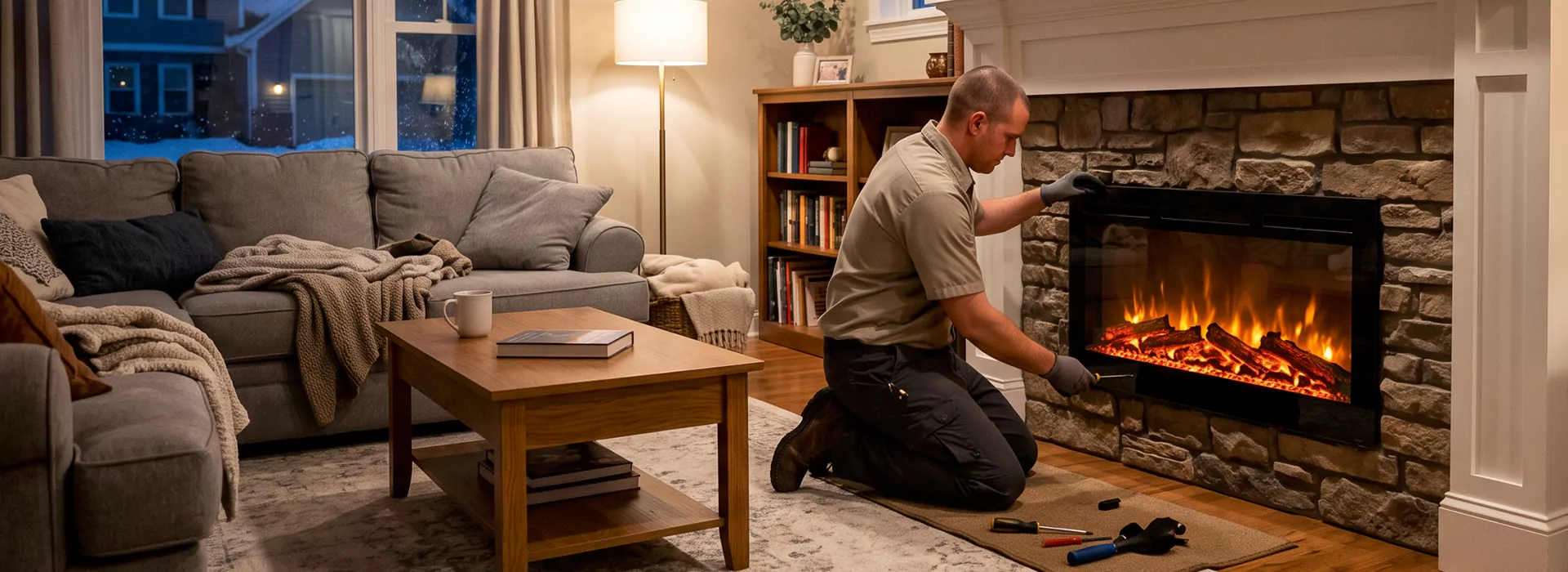 Electric Fireplace Installation Cherry Hill in Cherry Hill