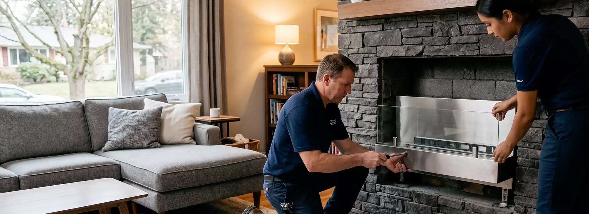 Ethanol Fireplace Installation in Cherry Hill, NJ