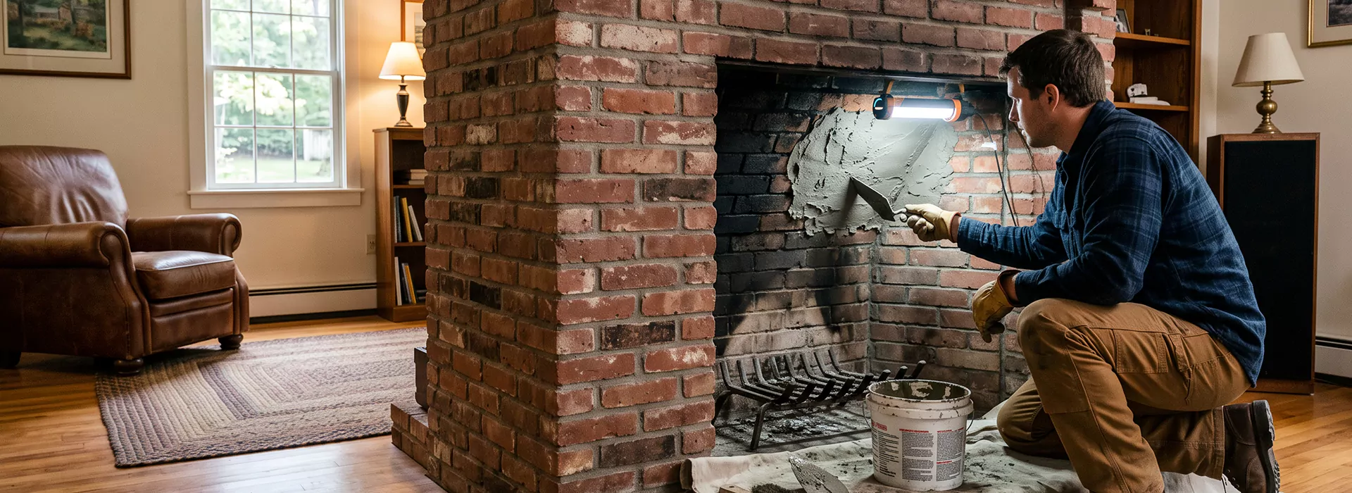 Fireplace Smoke Chamber Repair in Cherry Hill