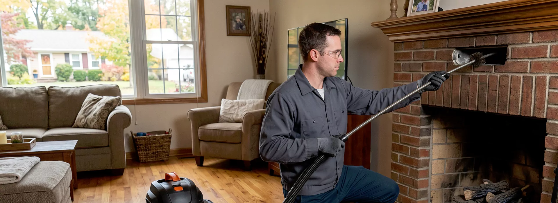 Fireplace Vent Cleaning in Cherry Hill, NJ