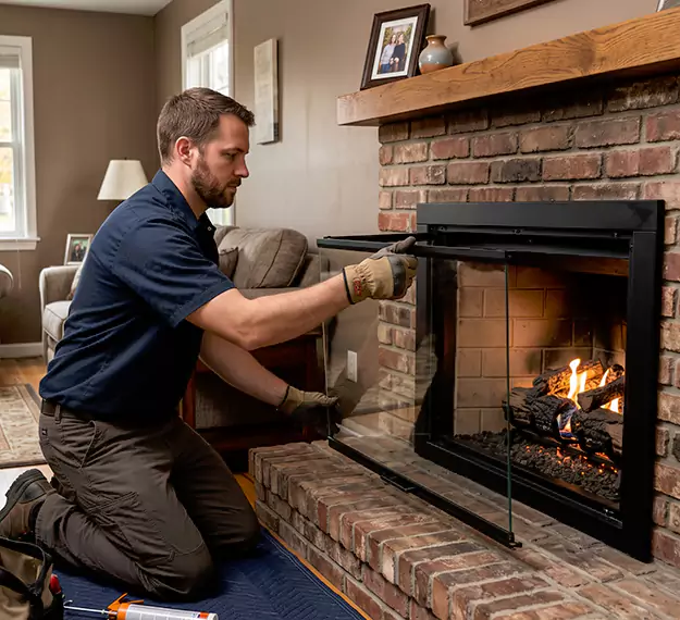 Certified Fireplace Glass Installation Company: Your Local Fireplace Glass Door Installer in Cherry Hill, NJ