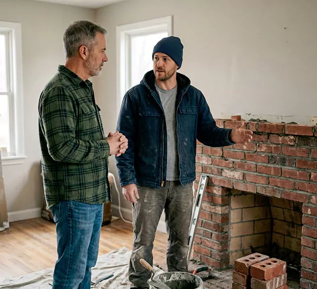 Why Cherry Hill Homeowners Choose Our Brick Fireplace Installation Team?