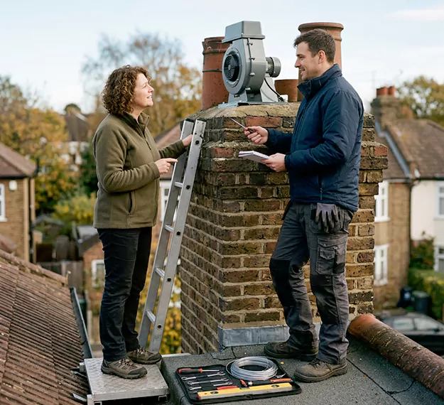 Why Cherry Hill, NJ Homeowners Choose Our Chimney Fan Installation Team?