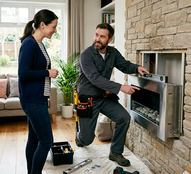 Why Cherry Hill Homeowners Choose Our Ethanol Fireplace Installation Team?