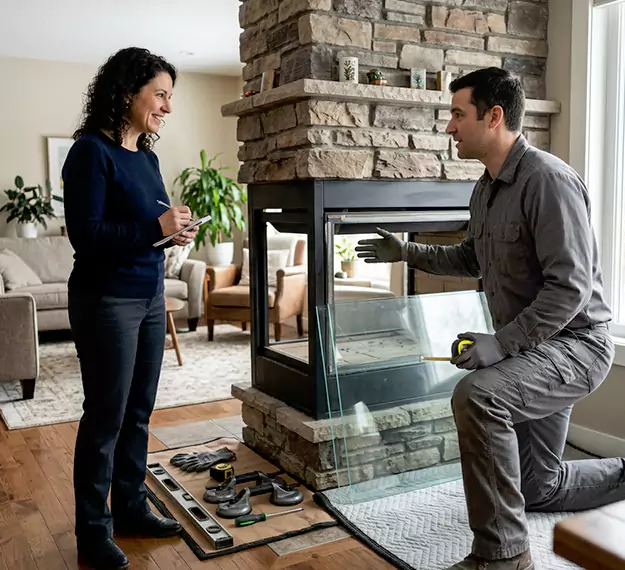 Certified Fireplace Glass Installation Company: Your Local Fireplace Glass Door Installer in Cherry Hill, NJ