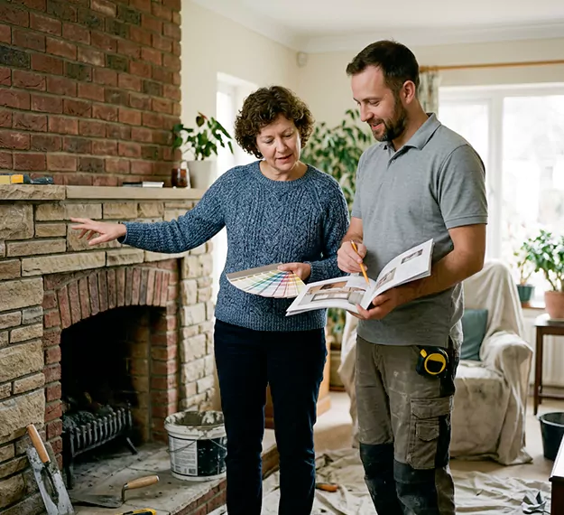 Why Cherry Hill Homeowners Choose Our Fireplace Makeover Team?