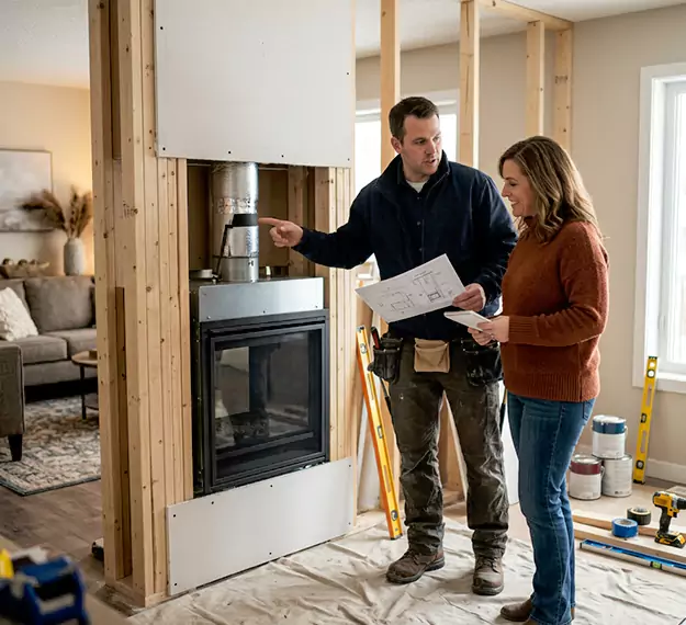 Why Cherry Hill Homeowners Choose Our Prefab Fireplace Installation Team?
