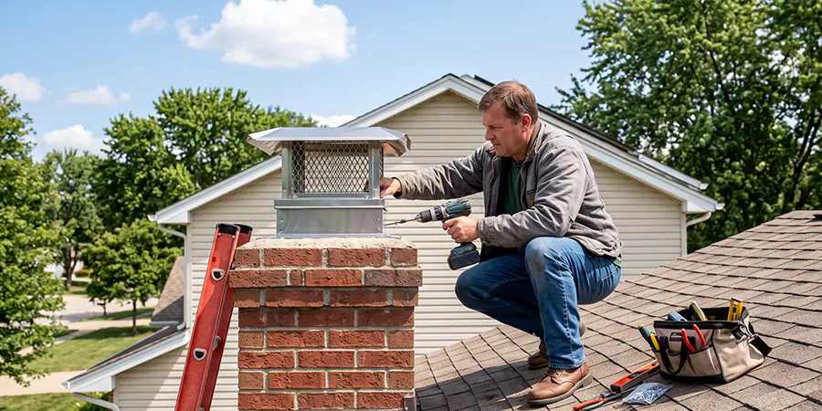 Chimney Top Cover Installation Cherry Hill