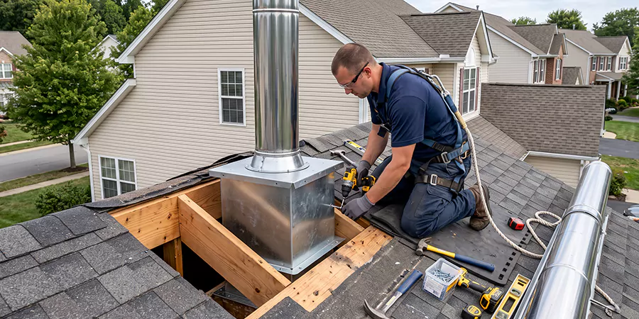 Chimney Support Box Installation Cherry Hill