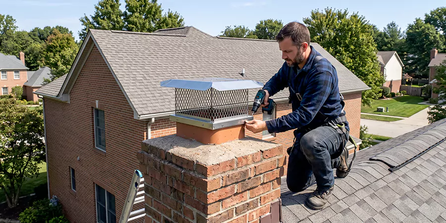 Masonry Chimney Spark Arrestor Installation Cherry Hill