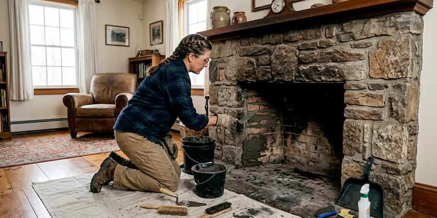 Refurbish Wood Burning Fireplace Cherry Hill