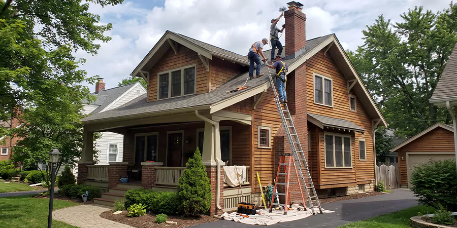 Residential Chimney Masonry Repair and Tuckpointing Cherry Hill
