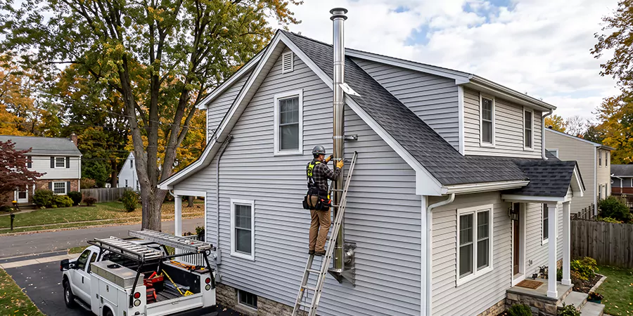 Wood Fireplace Chimney Liner Installation Cherry Hill