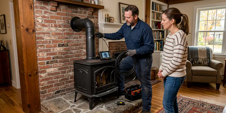 Wood Stove Chimney Inspection Cherry Hill