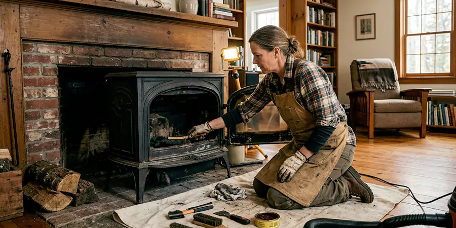 Wood Stove Restoration Cherry Hill